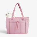 ToteNova - Quiltet Tote Taske med Polstret Laptoprum