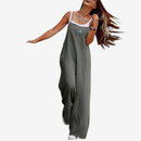 Laura – Ærmeløs Jumpsuit med Brede Ben og Oversized Pasform