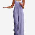 Laura – Ærmeløs Jumpsuit med Brede Ben og Oversized Pasform