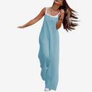 Laura – Ærmeløs Jumpsuit med Brede Ben og Oversized Pasform