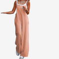 Laura – Ærmeløs Jumpsuit med Brede Ben og Oversized Pasform