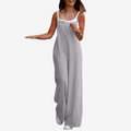 Laura – Ærmeløs Jumpsuit med Brede Ben og Oversized Pasform