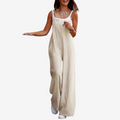 Laura – Ærmeløs Jumpsuit med Brede Ben og Oversized Pasform