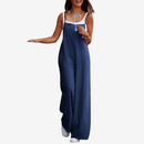 Laura – Ærmeløs Jumpsuit med Brede Ben og Oversized Pasform
