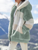 Lovisa - Oversized lang vinterfrakke i faux fur